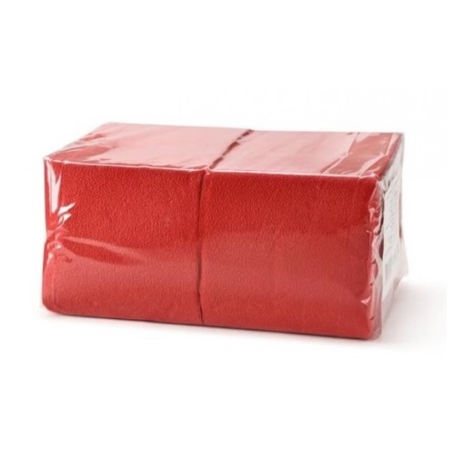Салфетки 33*33 КРАСНЫЕ 300л (9)