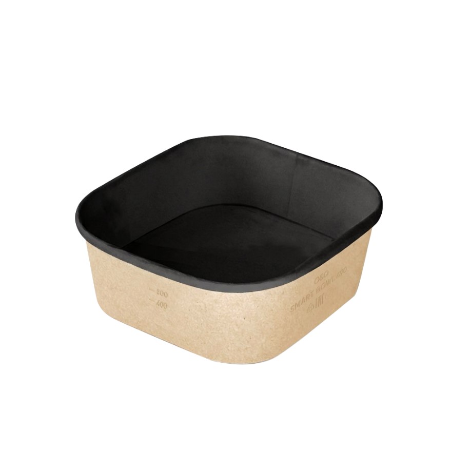 Контейнер OSQ SMART BOWL 690 BLACK WOOD (360 шт./кор.)