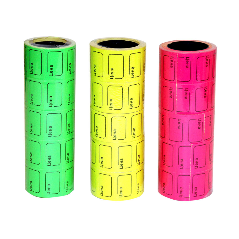 Ценник ролик 50*40 ЗЕЛЕНАЯ (5рул/уп) (100) 304-015