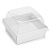 Упаковка OSQ SmartPack Dome Lid White 112*112*40мм 550 БЕЗ КРЫШКИ(50шт/450шт)